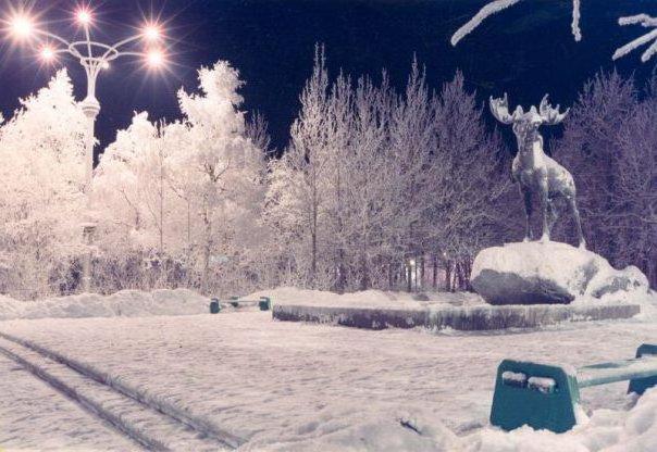Зима в мончегорске-1