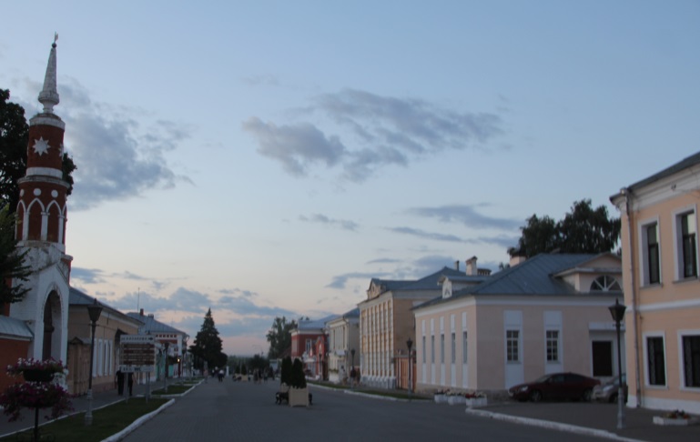Улица Лажечникова в старой Коломне