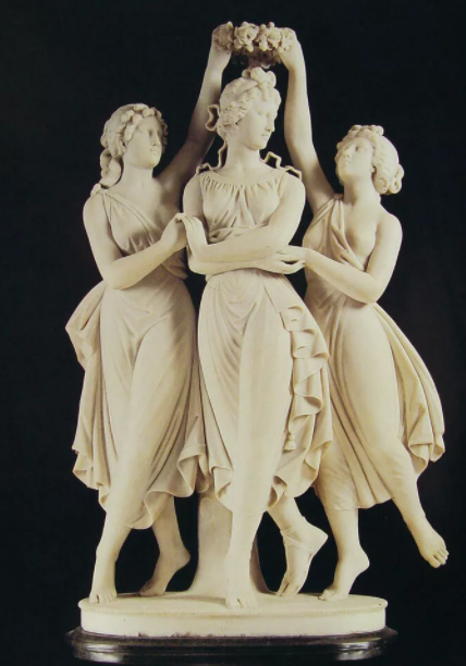 Скульптура "Грации коронуют Афродиту"