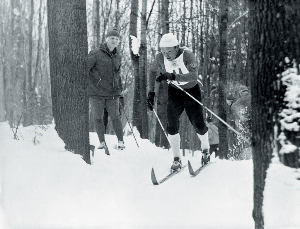 Утробин Иван на лыжне. Фото из архива автора.