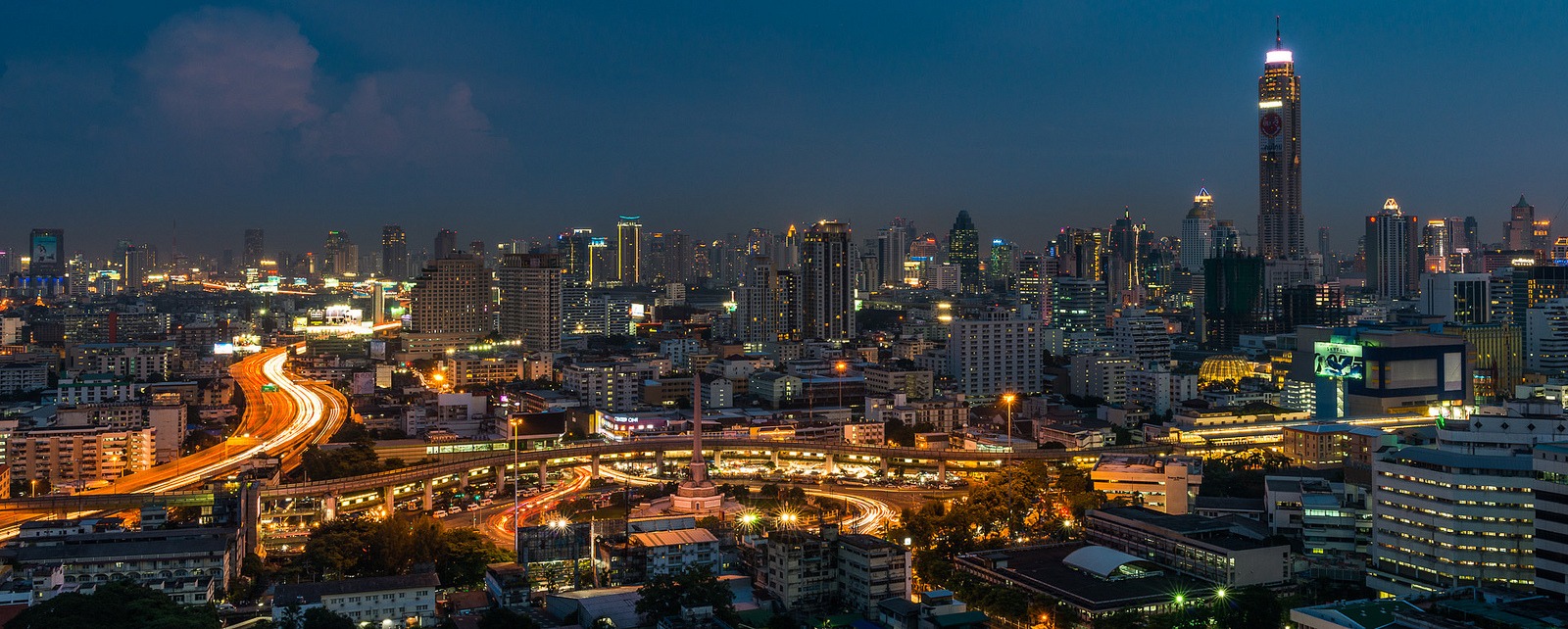Панорама современного Бангкока